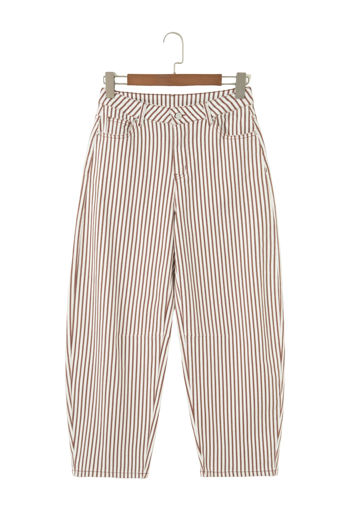 Striped Casual Barrel Jeans- 3 colors