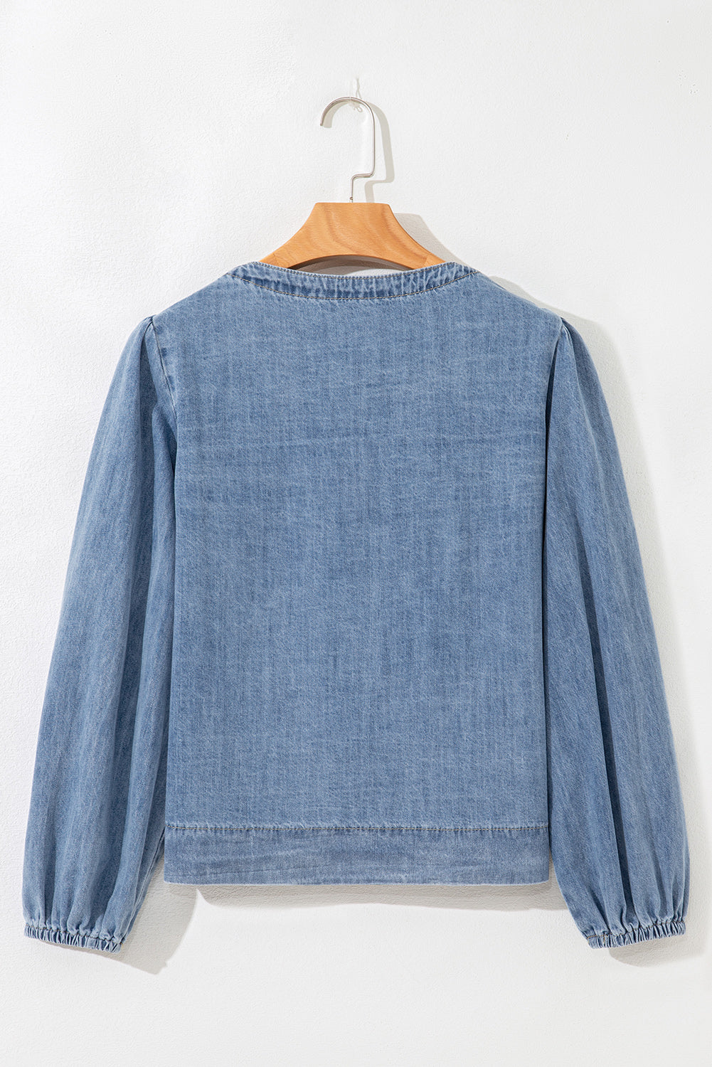 Dusk Blue Denim Top