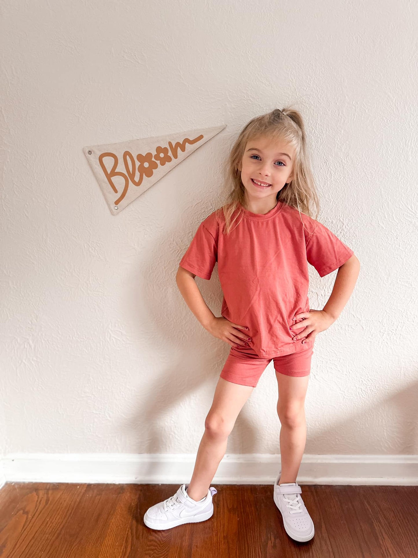 Bamboo Tee & Bike Shorts - Multiple Colors- sold as separates