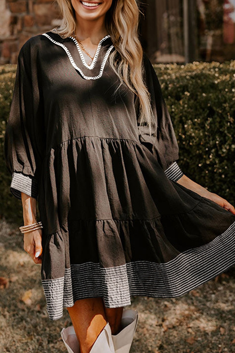 Bethany Tiered Mini Dress