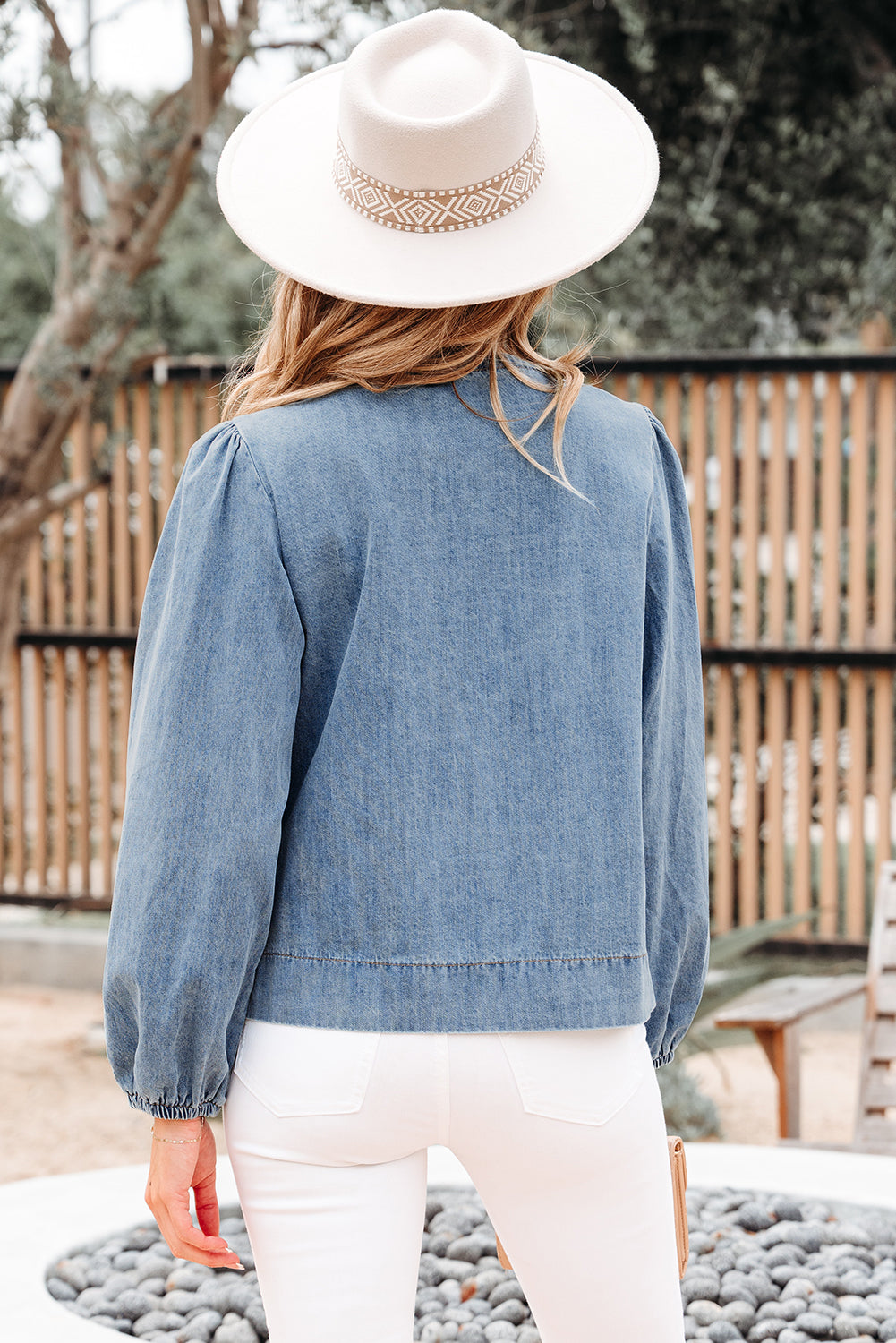 Dusk Blue Denim Top