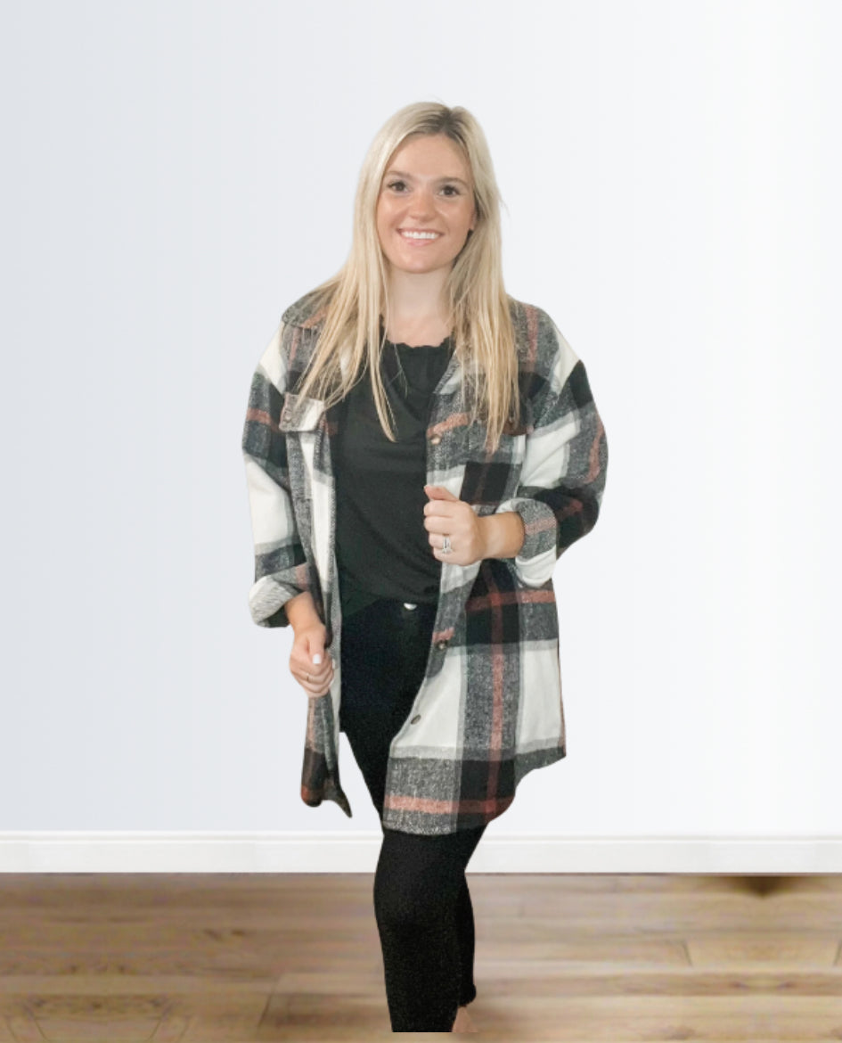 Ruby Plaid Jacket