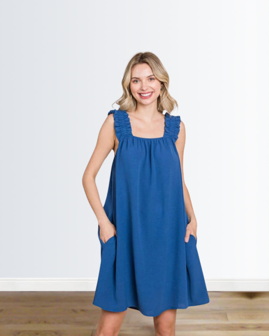 Lagoon Smocked Dress