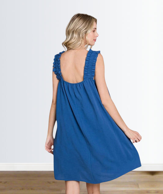 Lagoon Smocked Dress