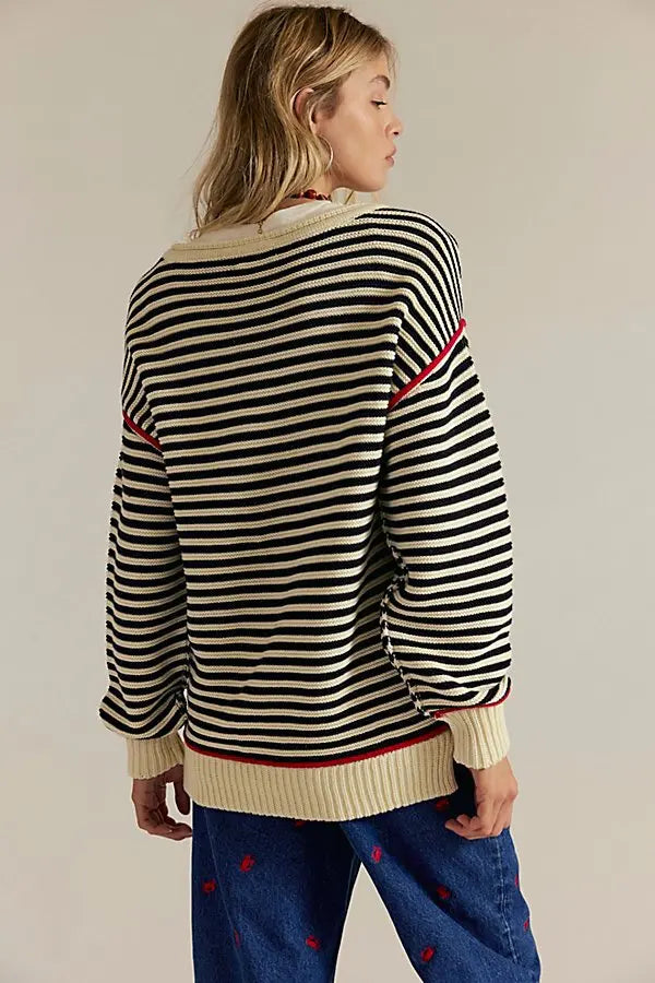 Oliver Striped Knit Sweater