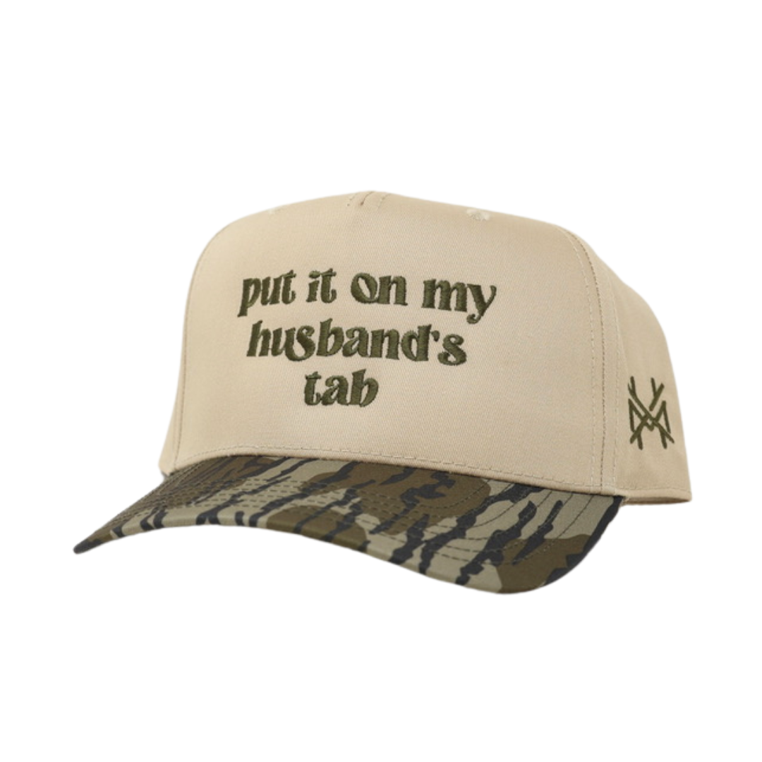Put it on my Husband's Tab- Multiple Colors