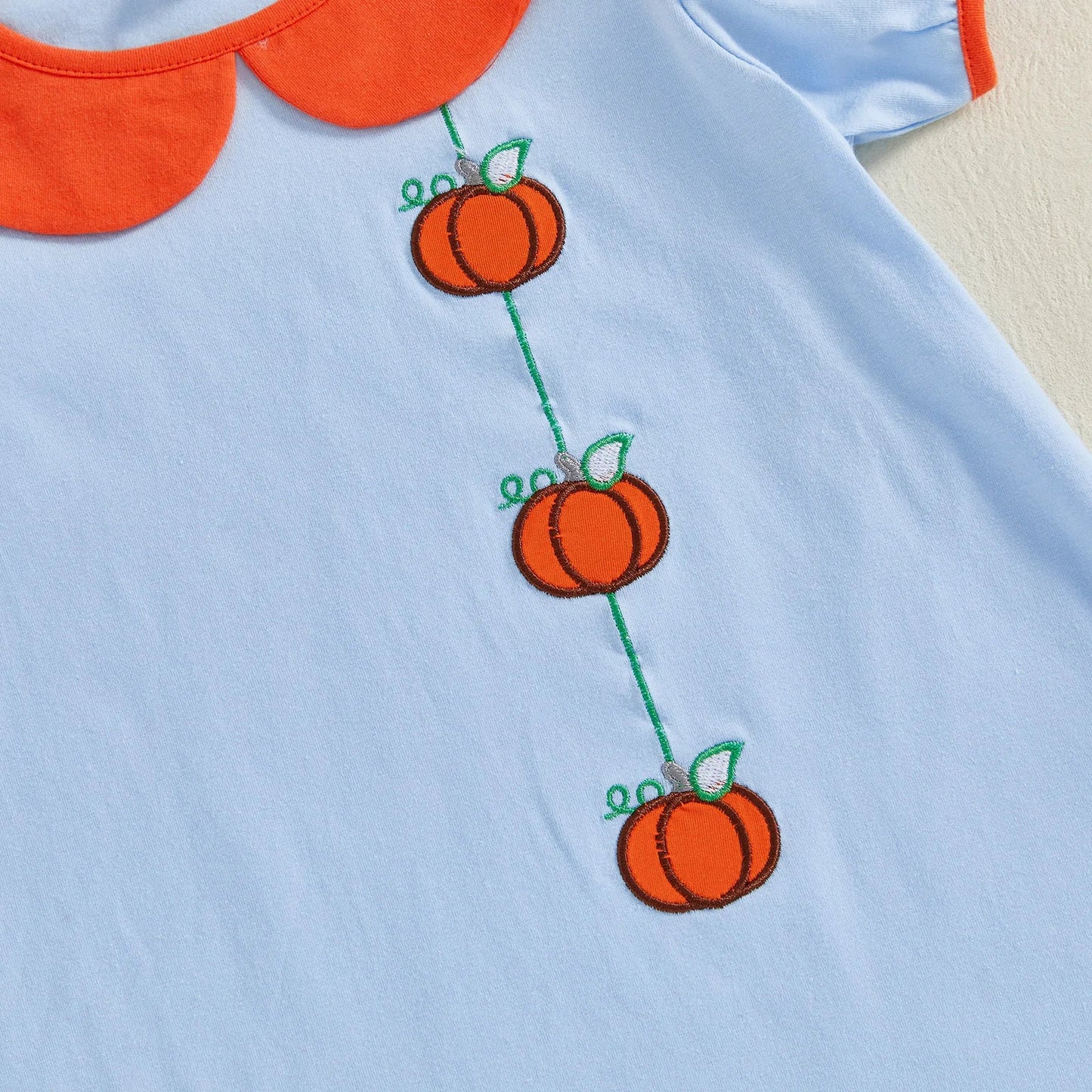 Pretty Pumpkin Frill Dress
