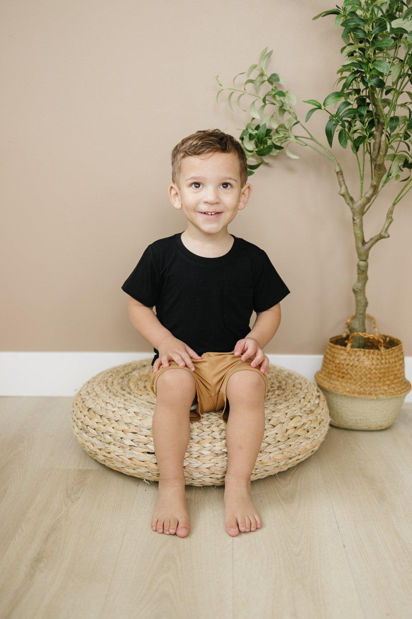 Bamboo Pocket Tee-multiple colors