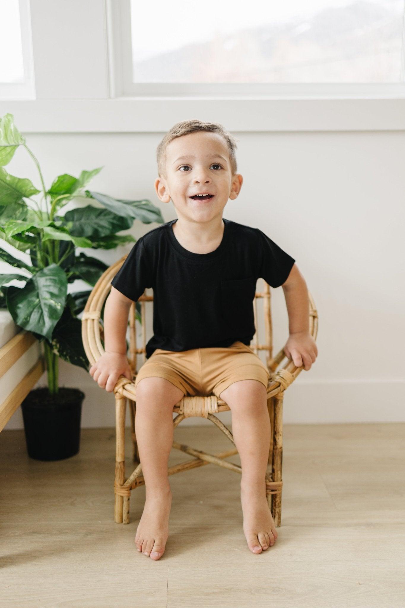 Bamboo Pocket Tee-multiple colors