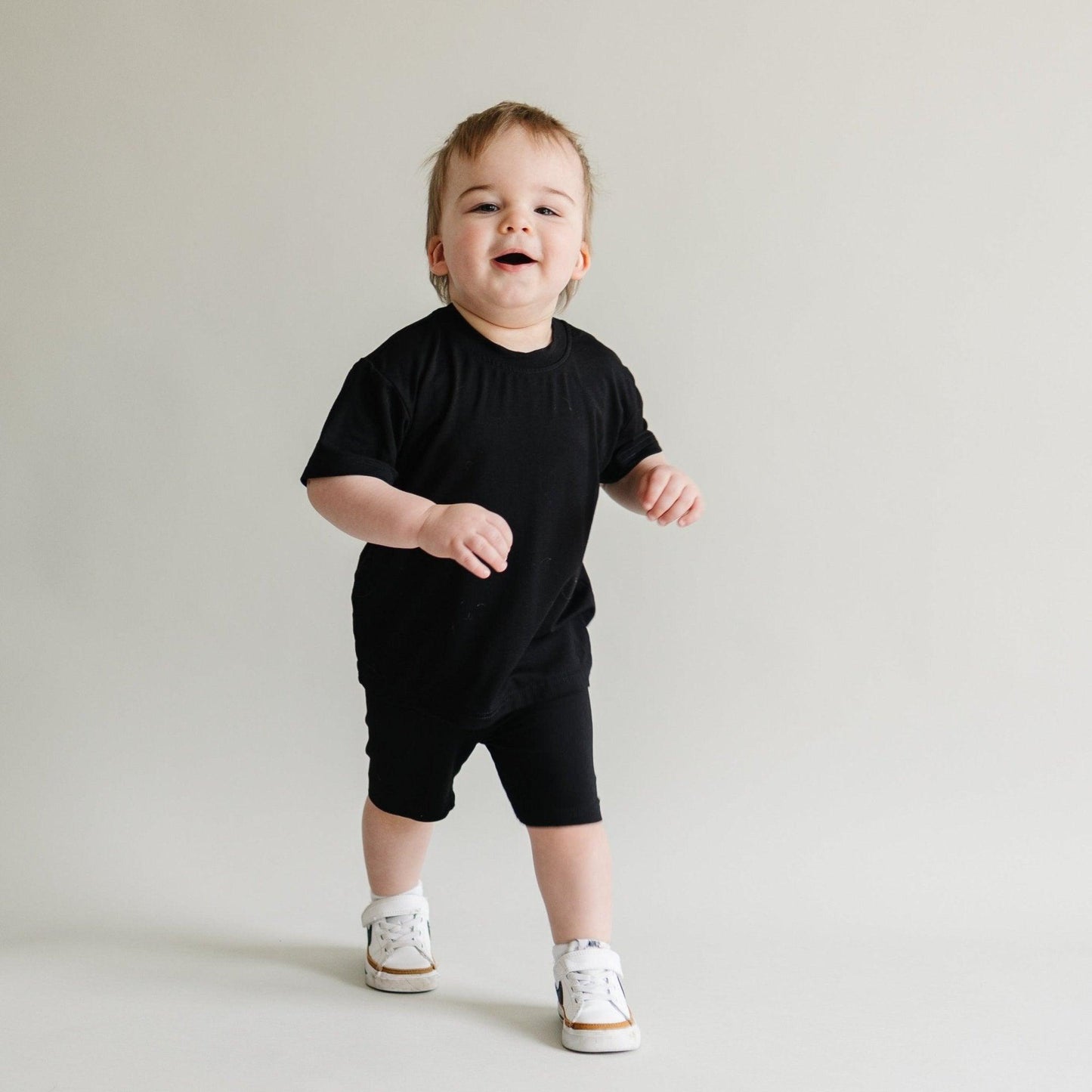 Bamboo Tee & Bike Shorts - Multiple Colors- sold as separates