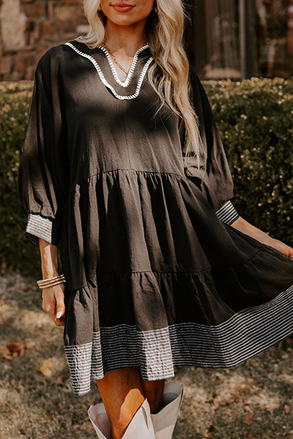 Bethany Tiered Mini Dress