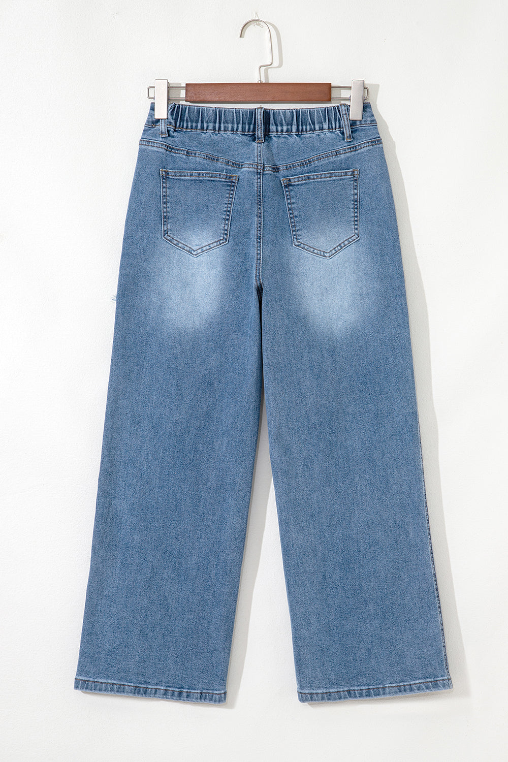 Star Patchwork High Waist Jeans