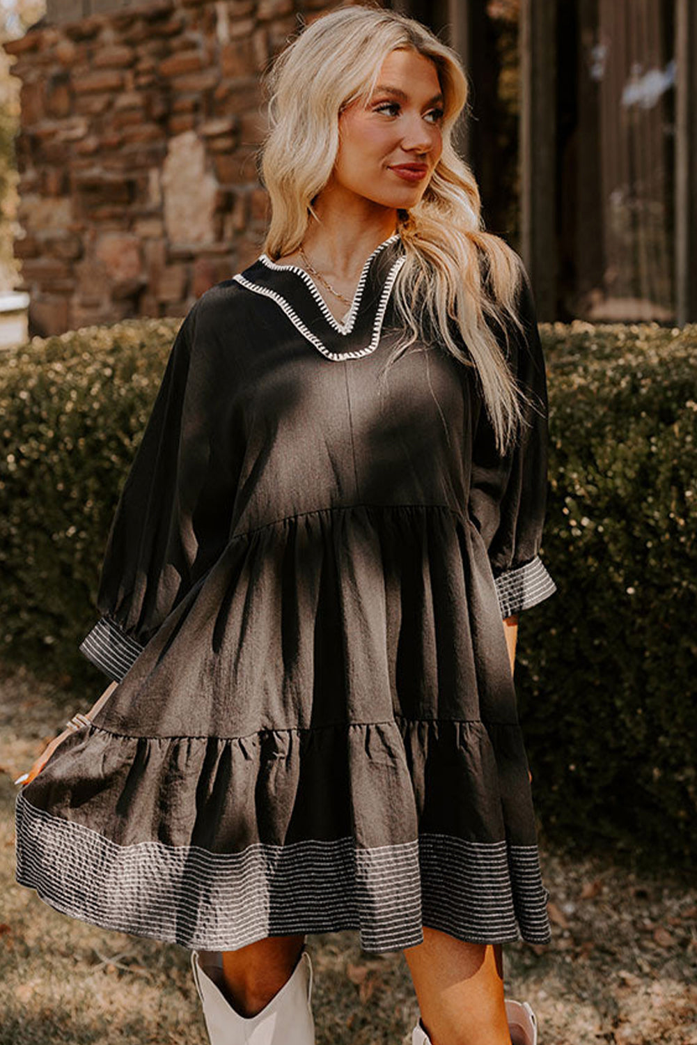 Bethany Tiered Mini Dress