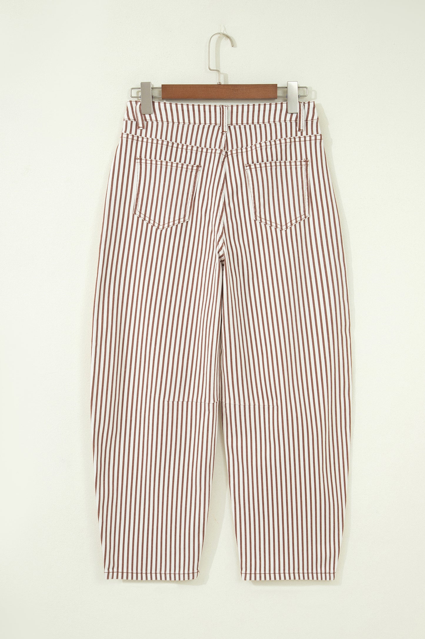 Striped Casual Barrel Jeans- 3 colors