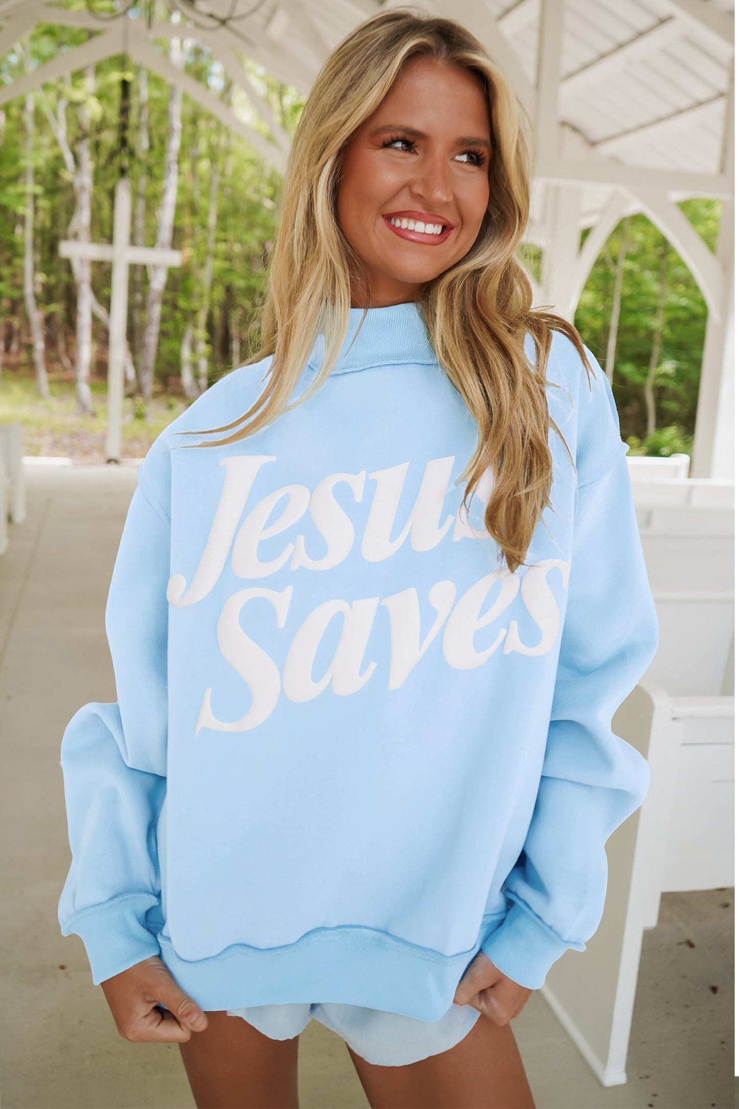 Jesus Saves Sweatshirt