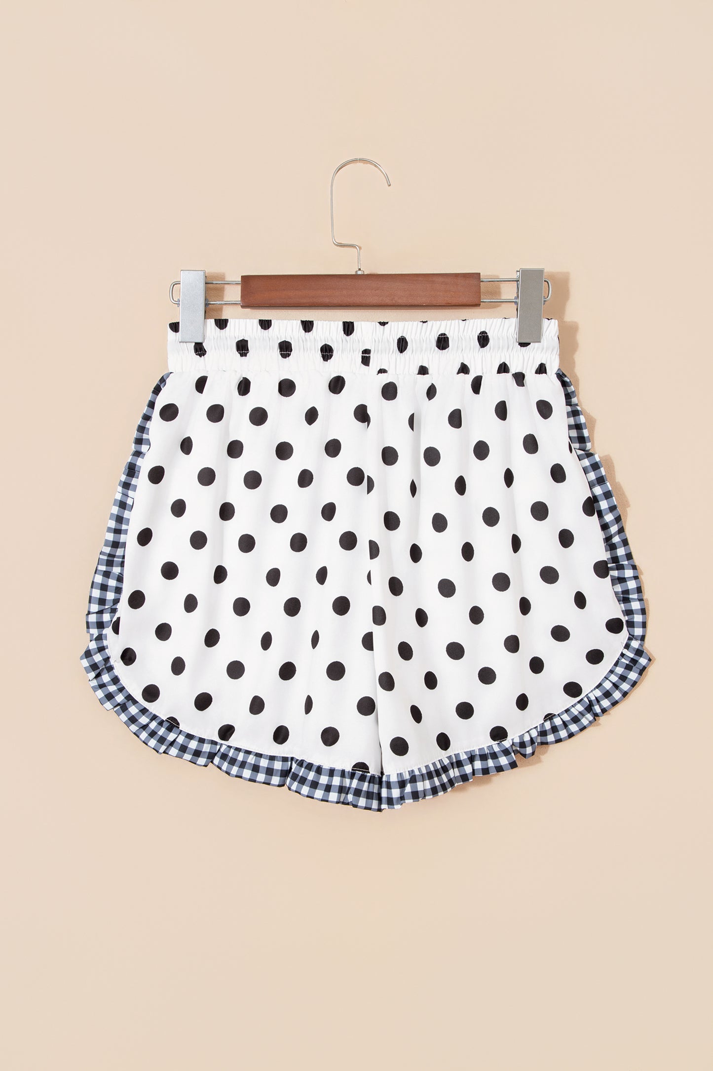 Comfy Contrast Ruffle Trim Shorts- 3 Styles