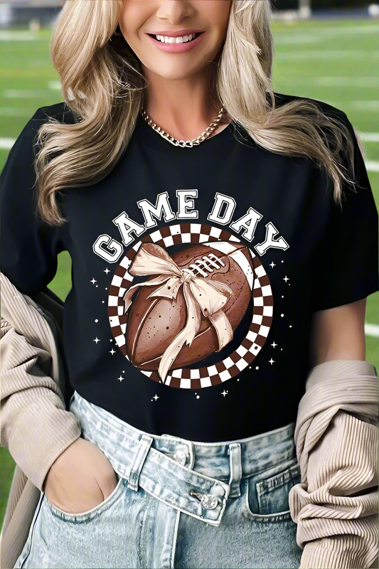 Game Day- Bow Tee