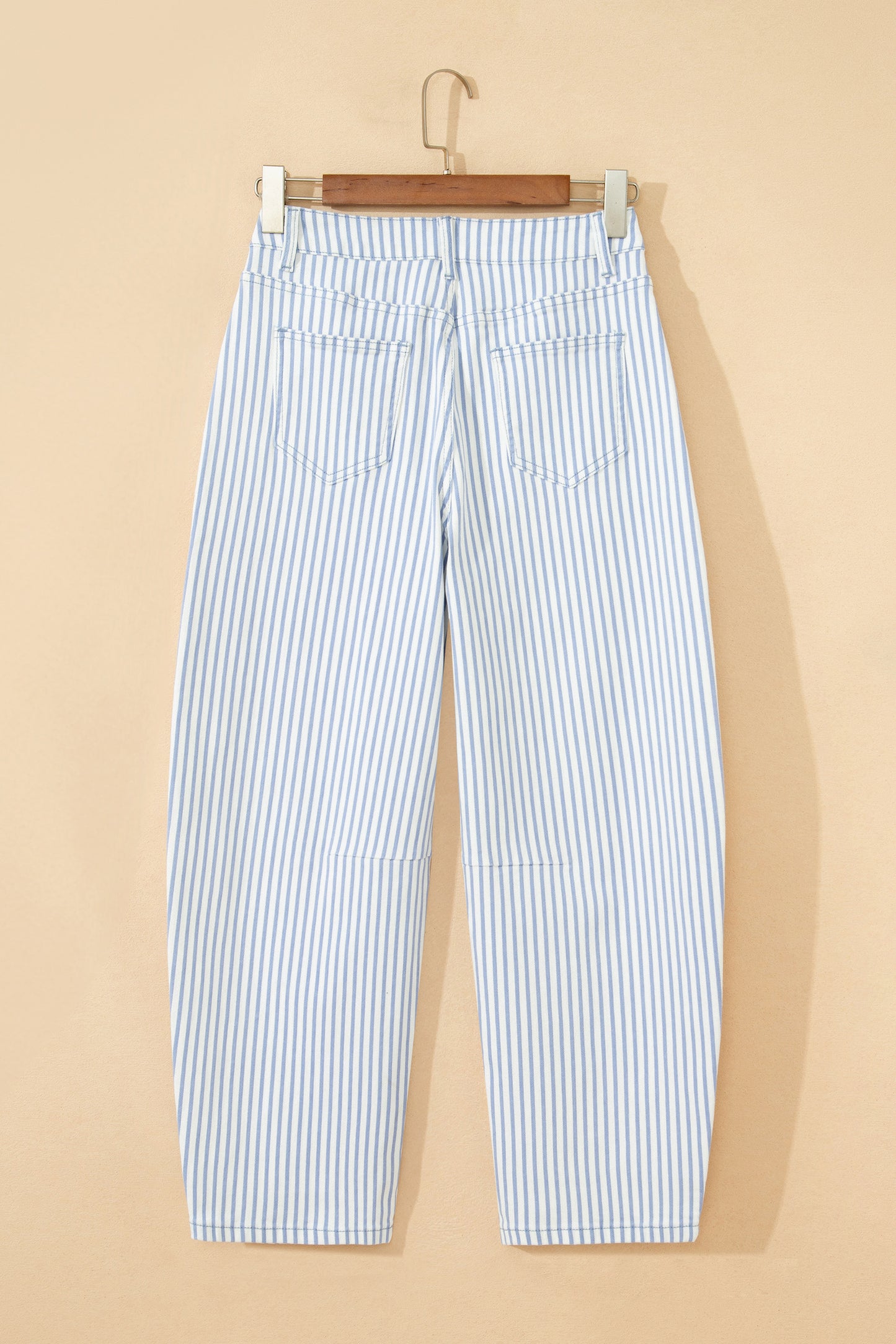 Striped Casual Barrel Jeans- 3 colors