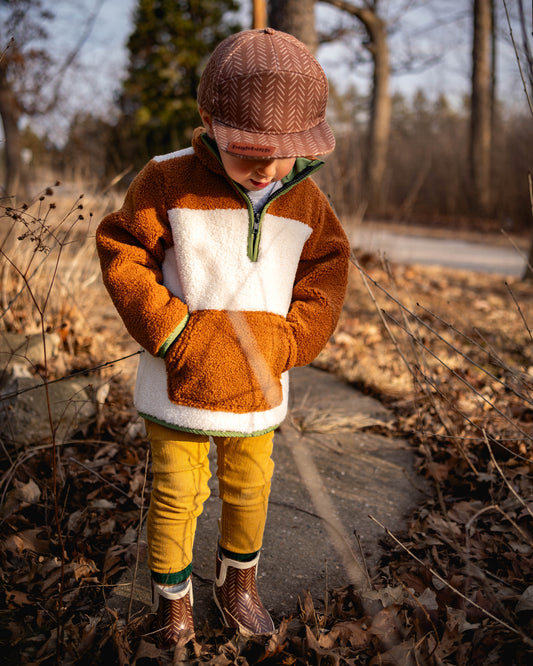 Camel Sherpa Pullover