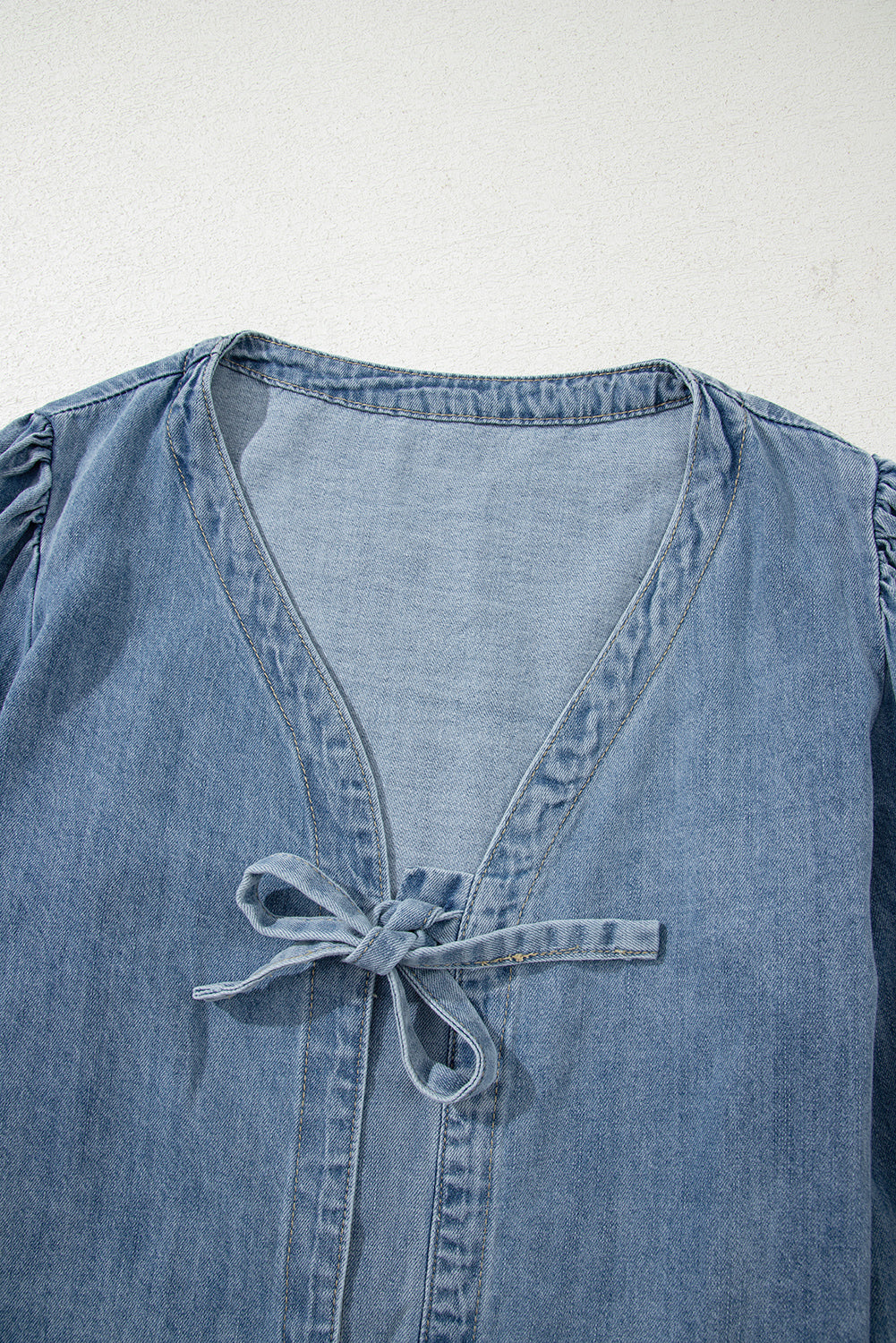 Dusk Blue Denim Top