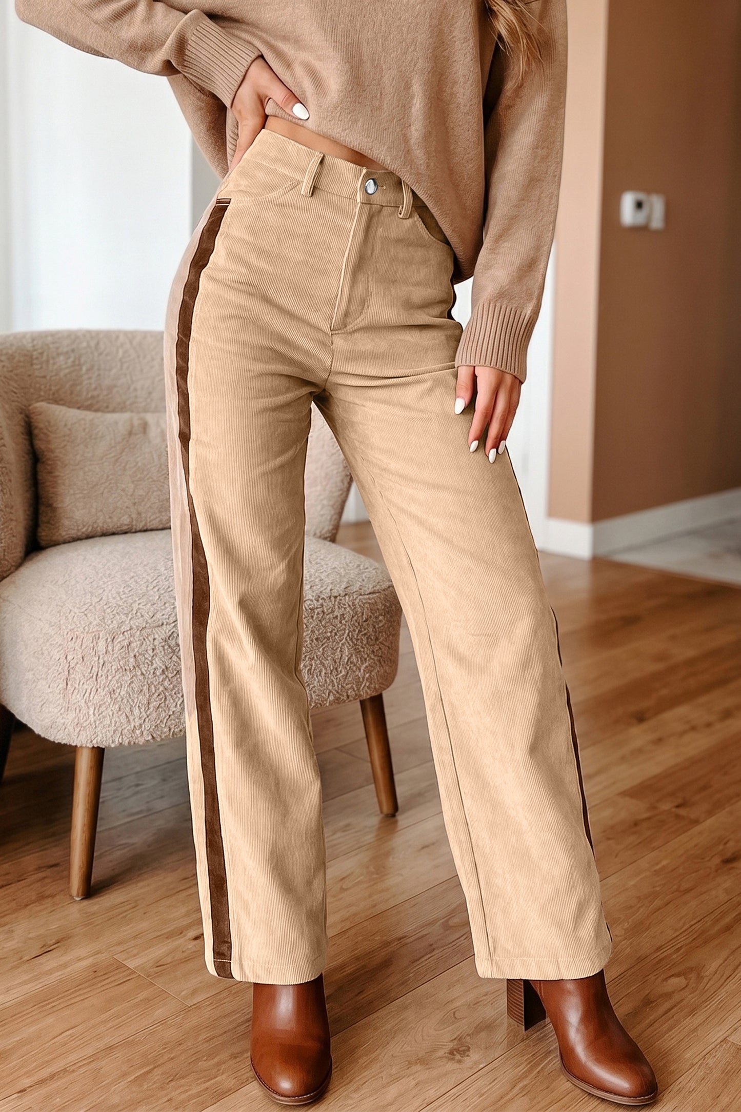 Corduroy + Velvet Jeans