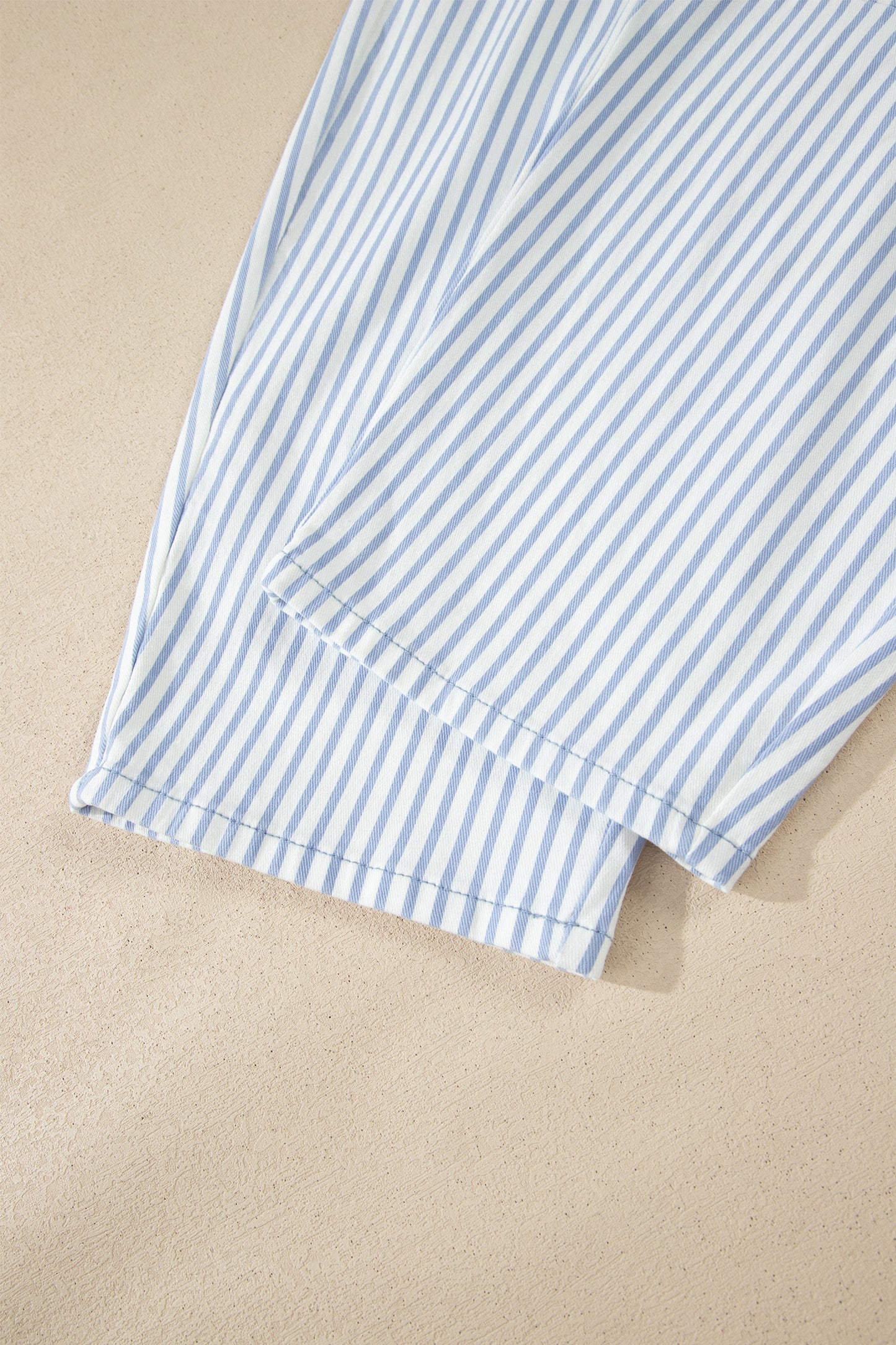 Striped Casual Barrel Jeans- 3 colors