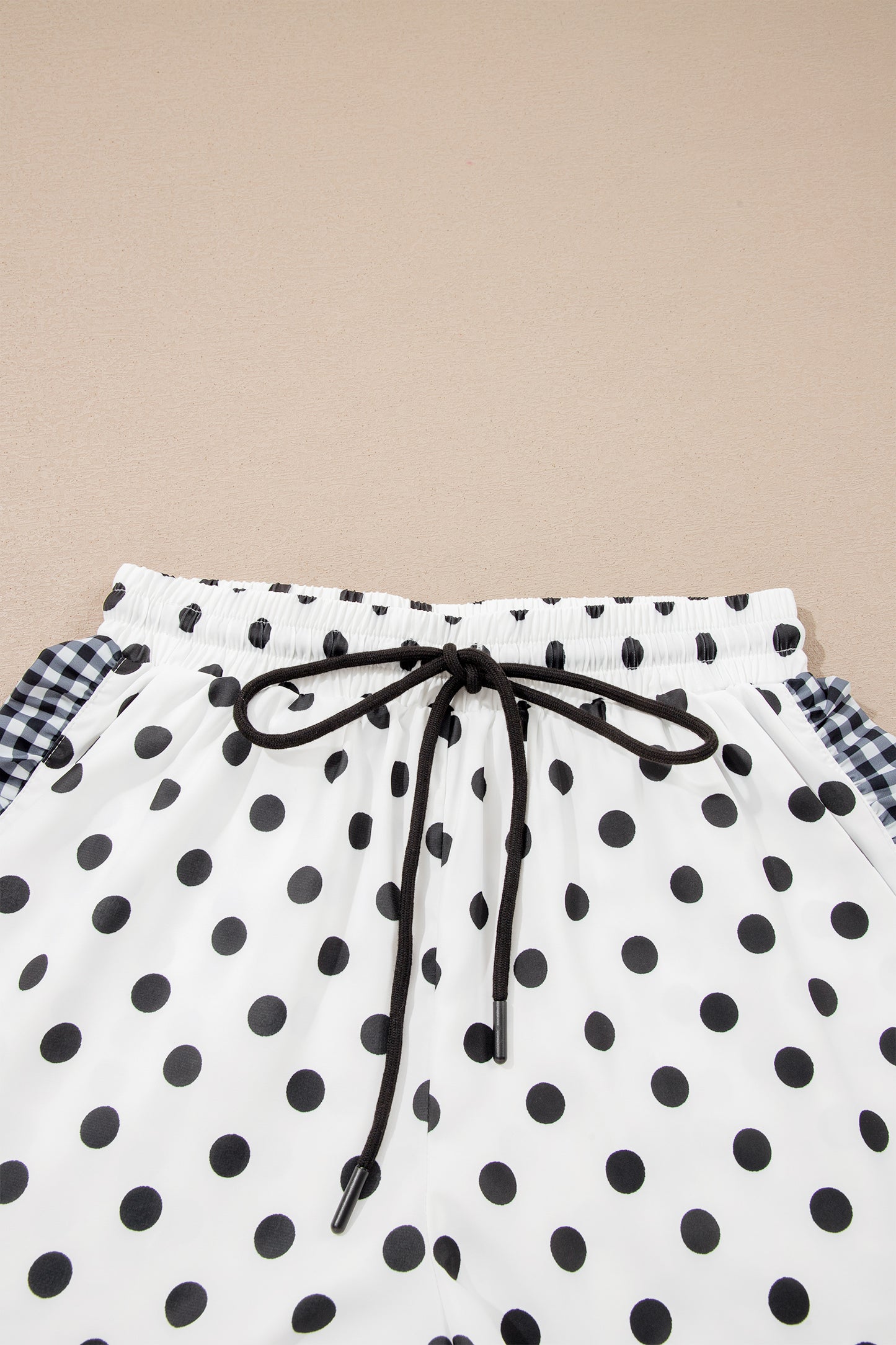 Comfy Contrast Ruffle Trim Shorts- 3 Styles