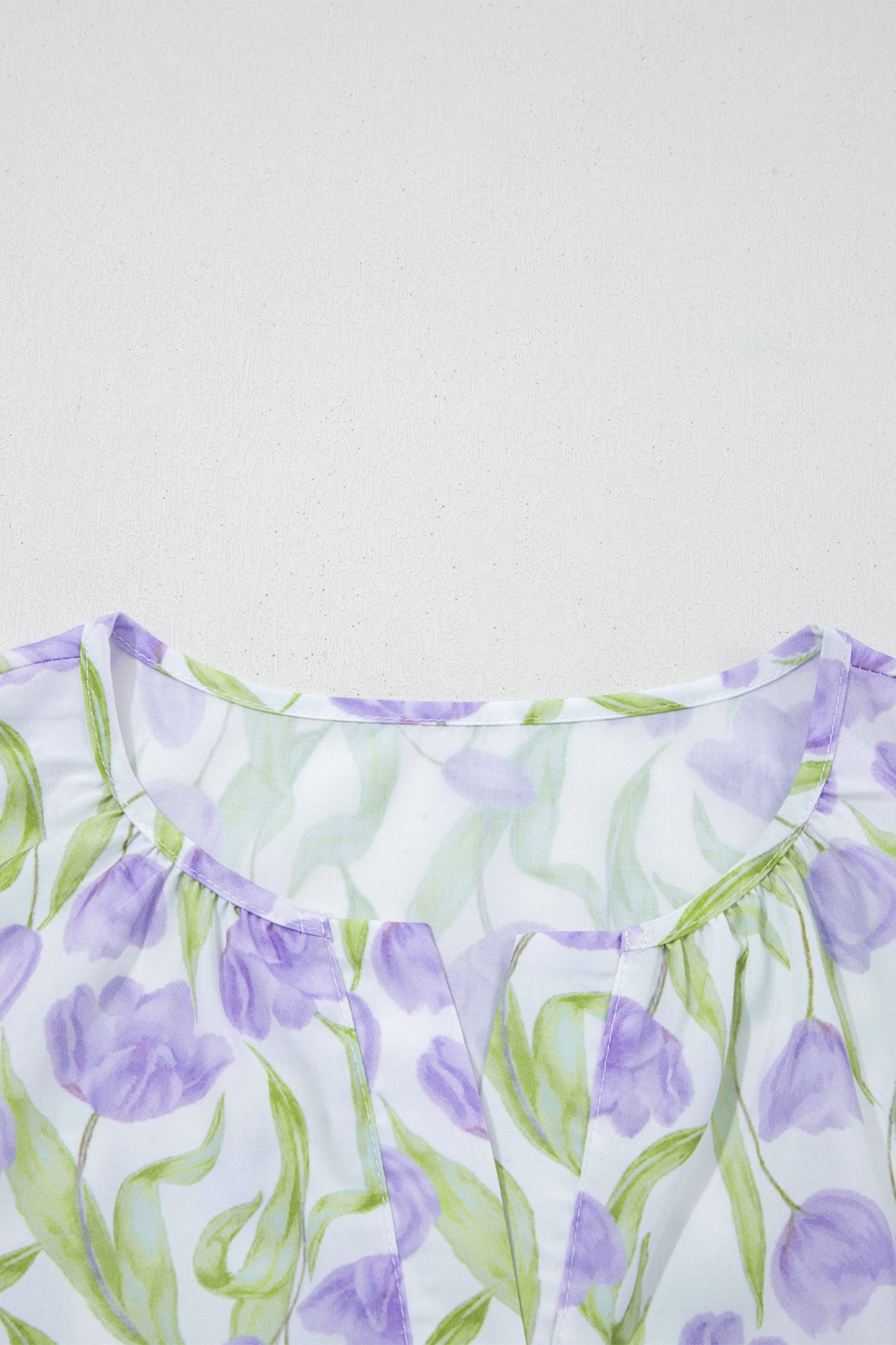 Lilac Contrast Trim Dress