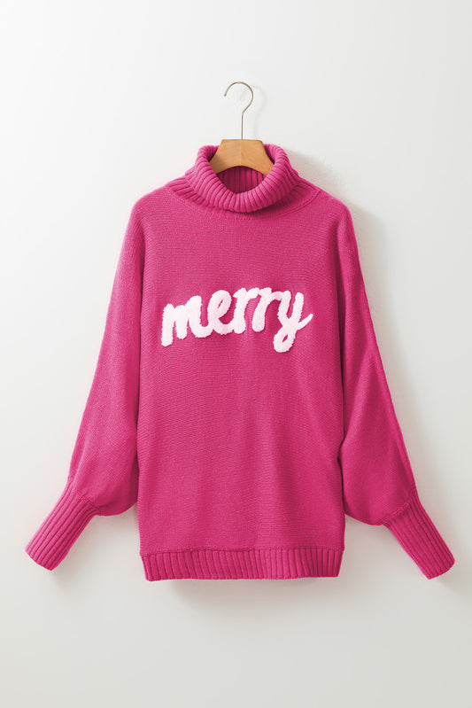 Berry Merry Embroidered Sweater