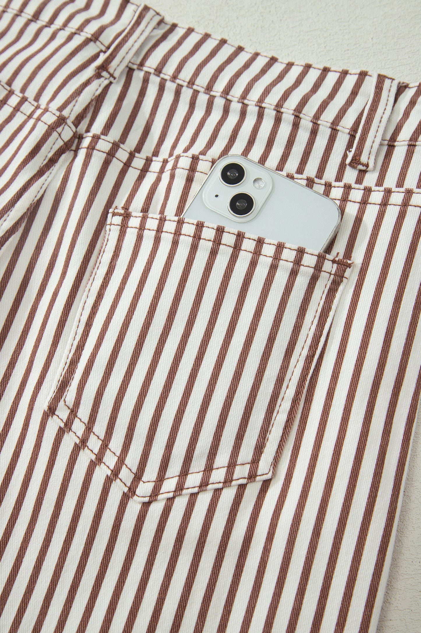 Striped Casual Barrel Jeans- 3 colors