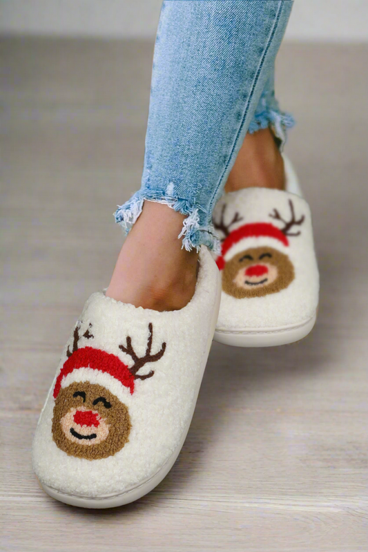 Rudolph Plush Slippers