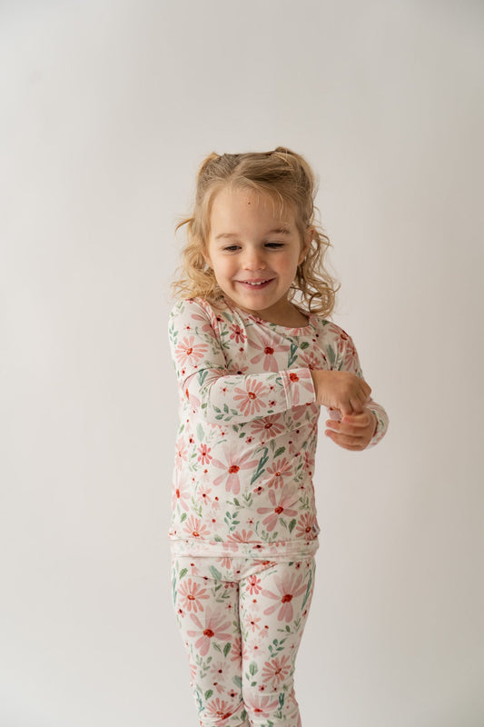 Watercolor Floral 2 piece PJ's