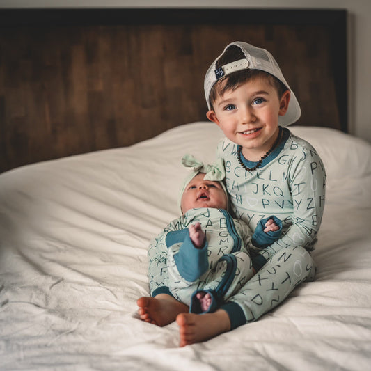 I <3 U ABC 2pc Bamboo Pajama Set
