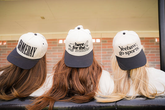 HERE FOR THE SNACKS CANVAS CAP