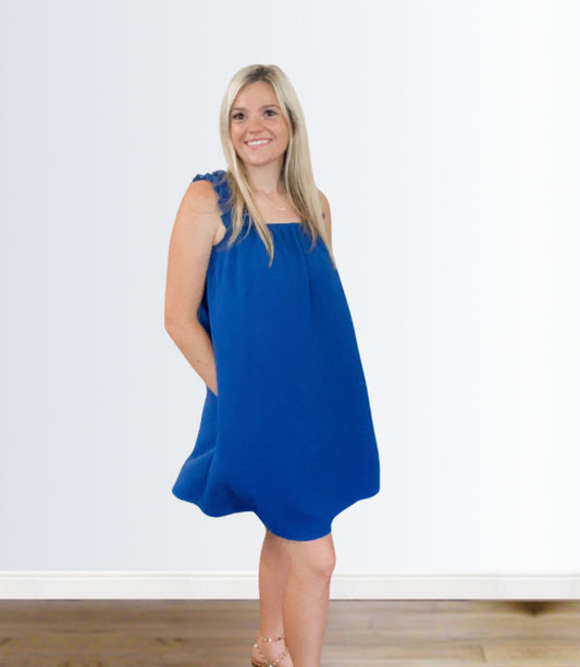 Lagoon Smocked Dress