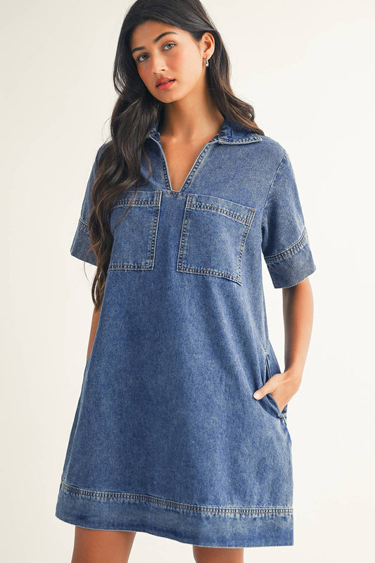 Delilah Denim Mini Dress
