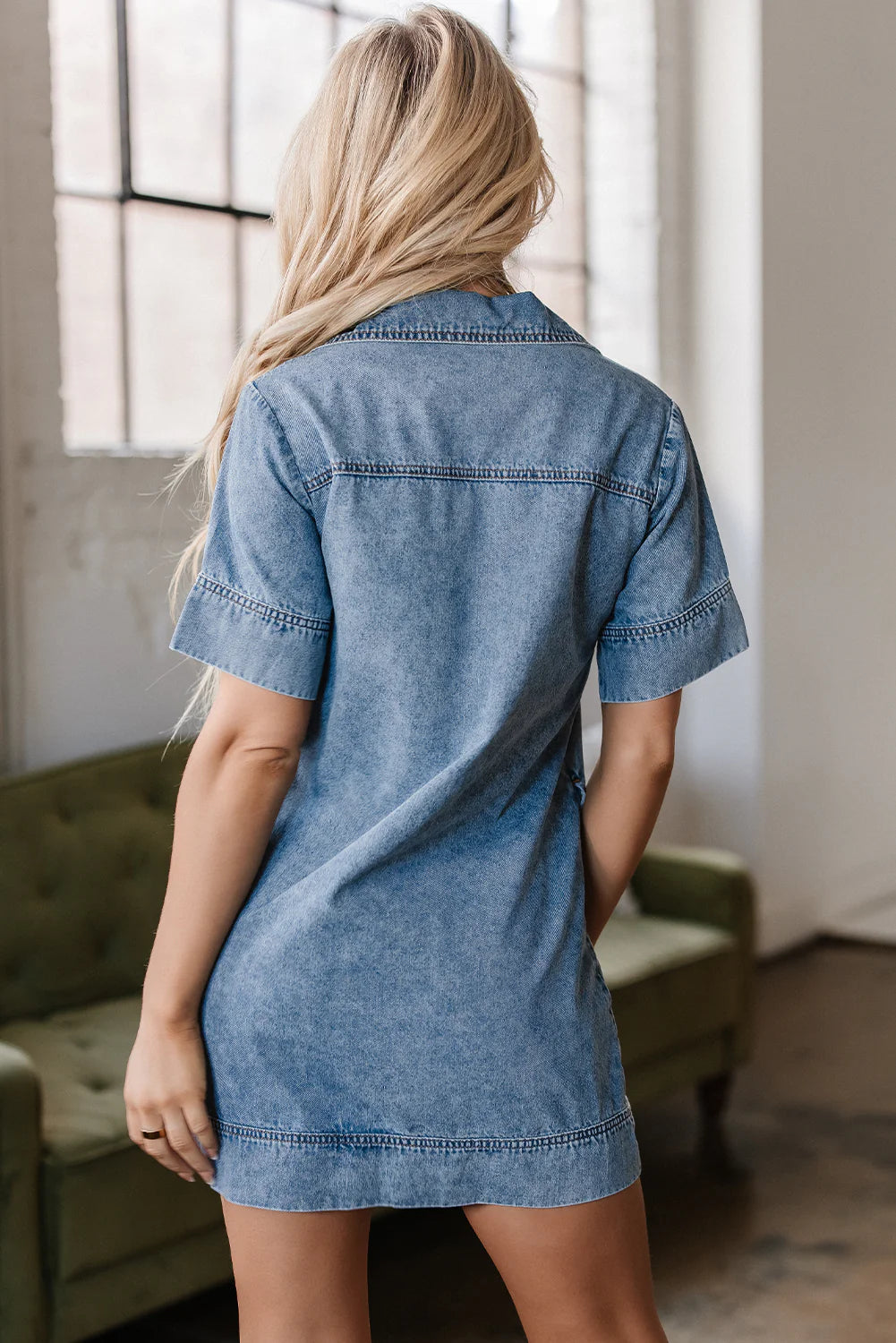 Delilah Denim Mini Dress
