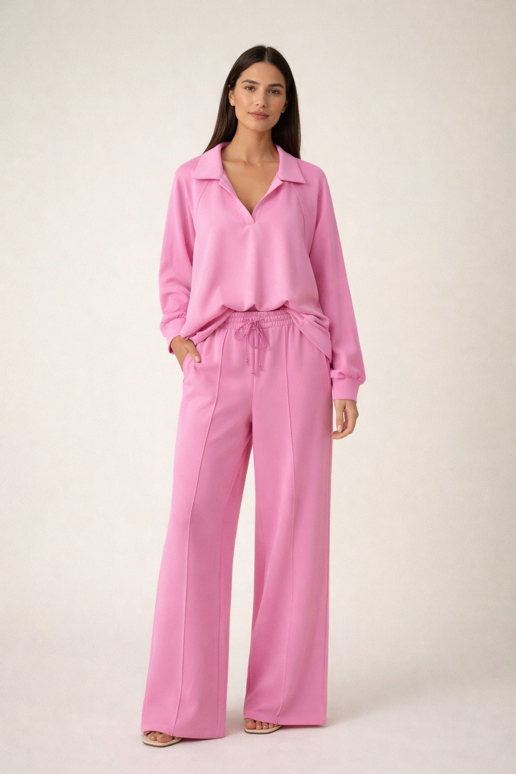 Elle Pullover & Drawstring Sweatpants Set