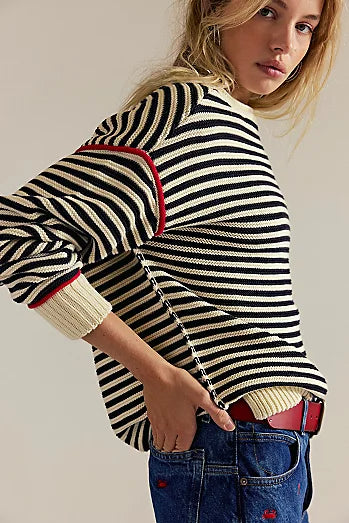 Oliver Striped Knit Sweater