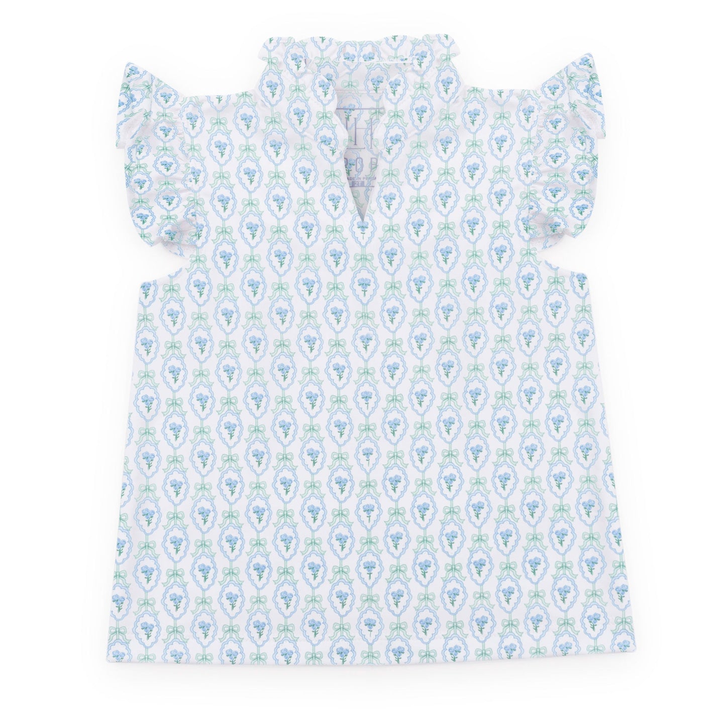 Ellie Girls' Sleeveless Performance Top by LH Sport - Hampton Blooms