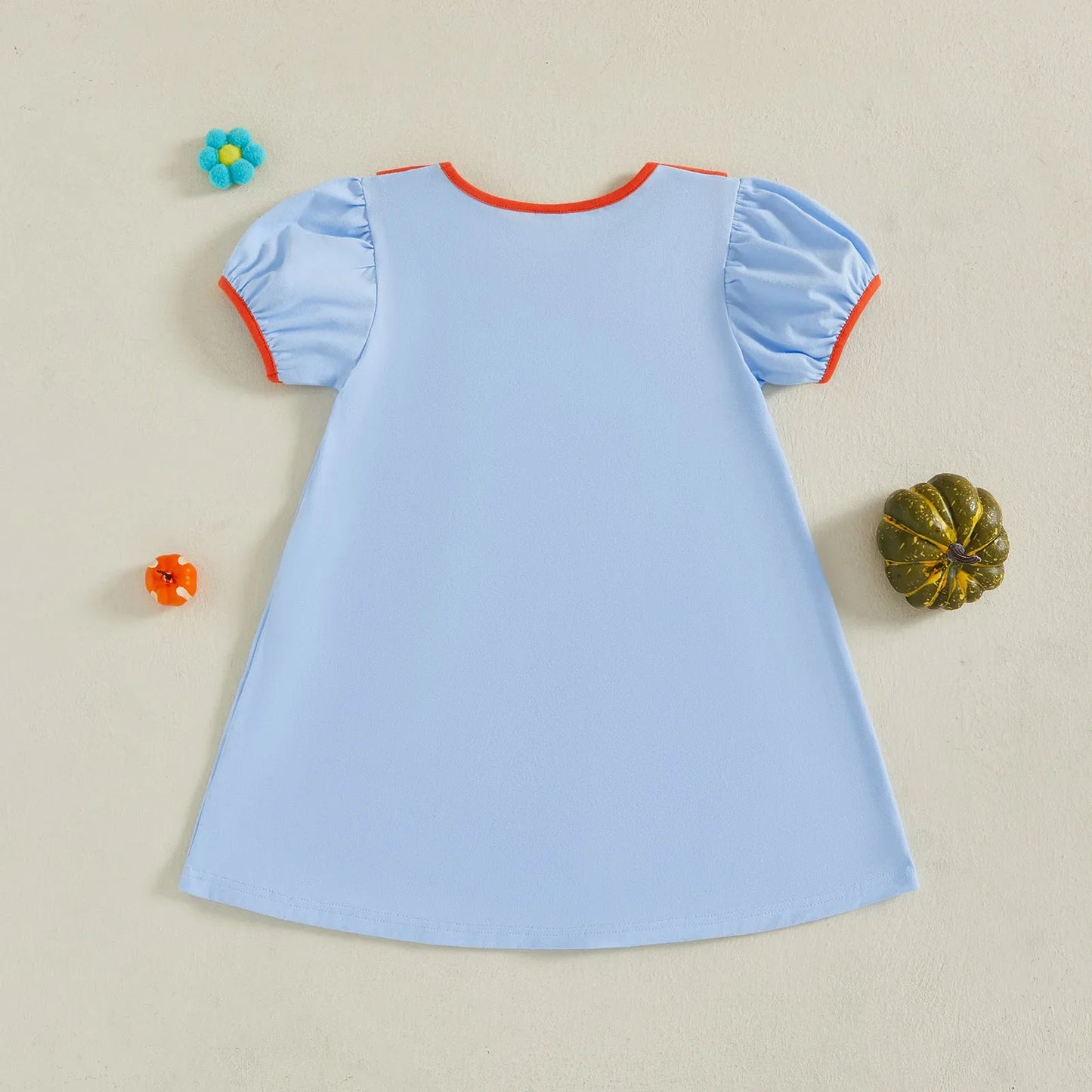 Pretty Pumpkin Frill Dress