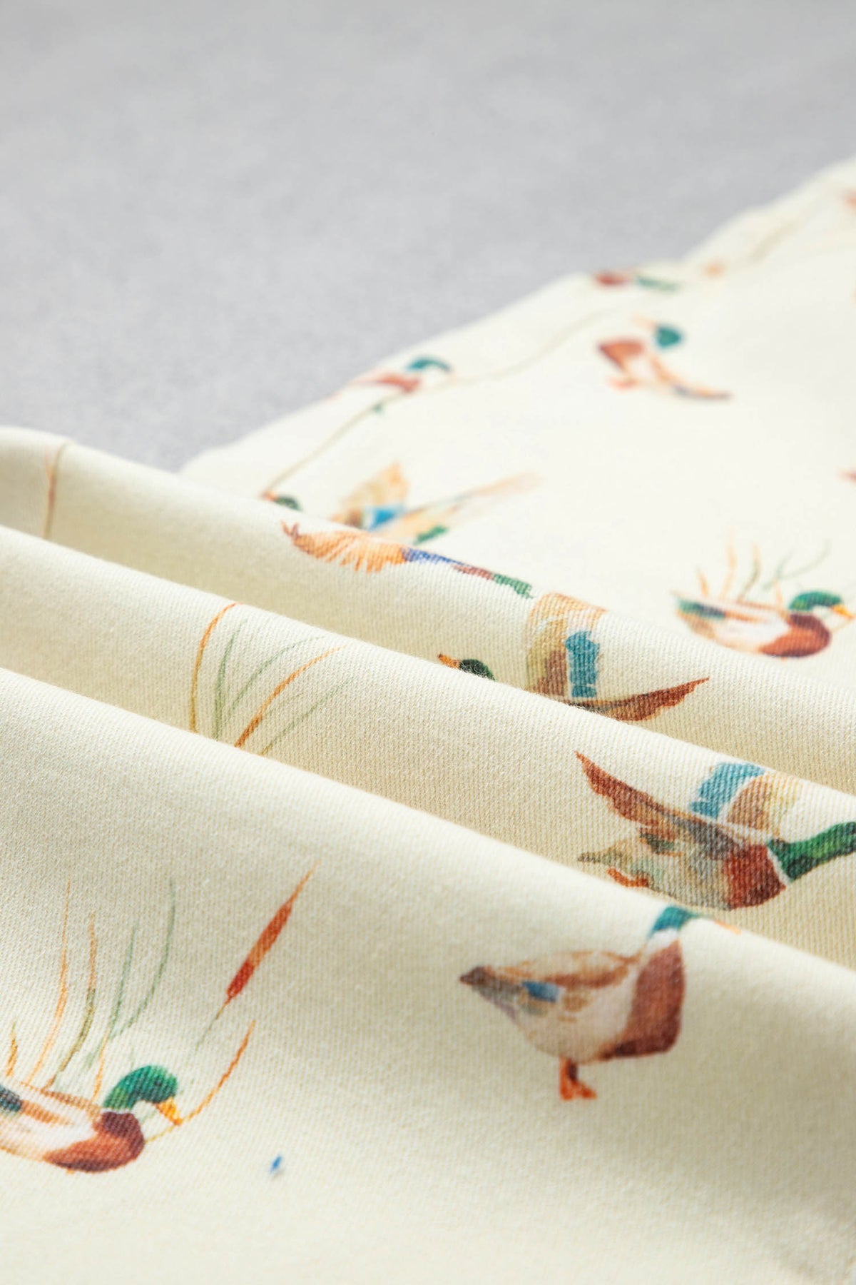 Mallard Printed Cuffed Hem Jeans