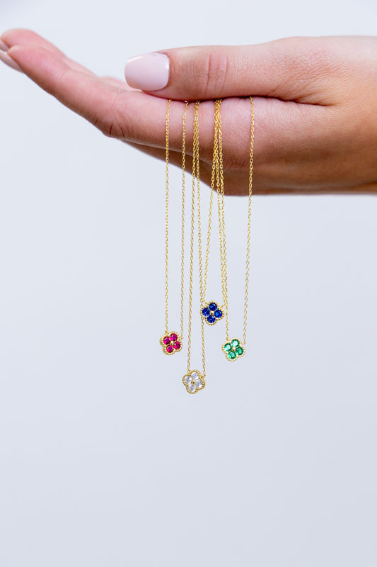 Mini Gracie CZ Pendant Necklace