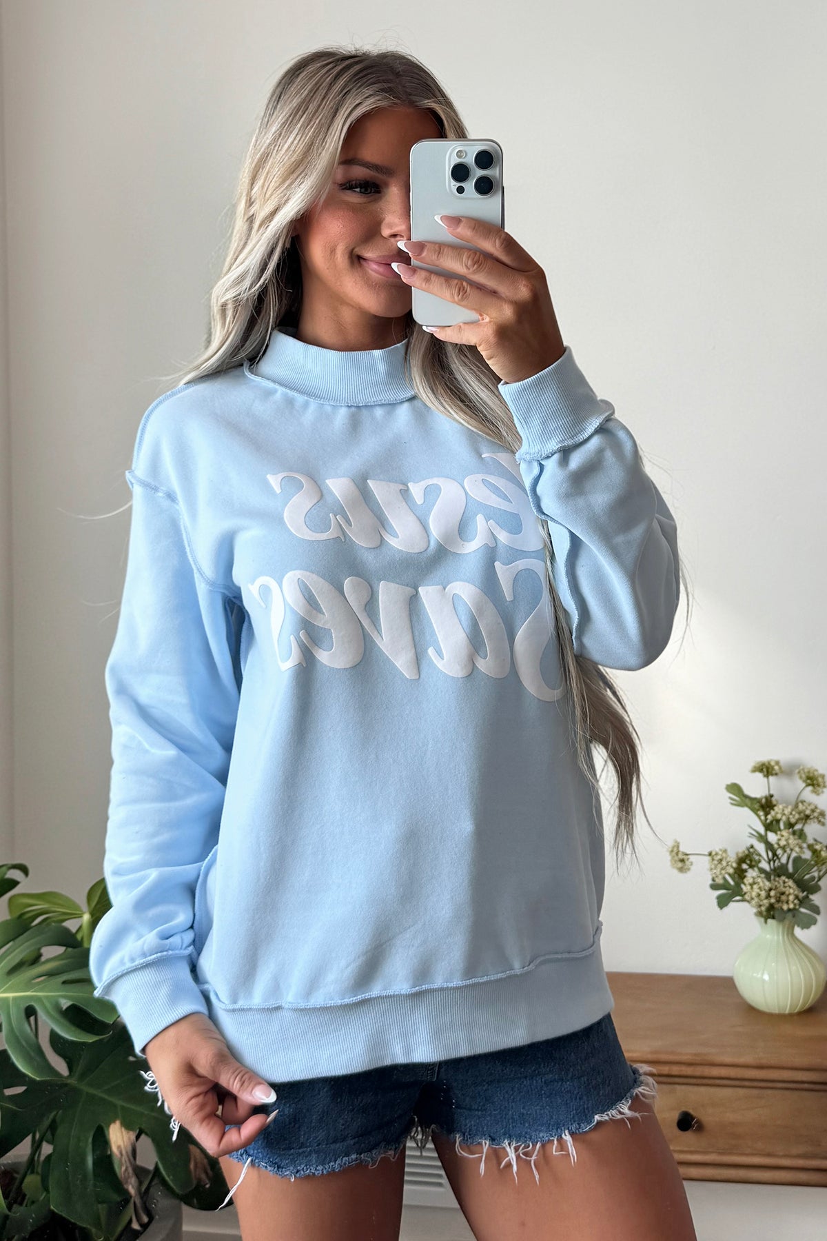 Jesus Saves Sweatshirt