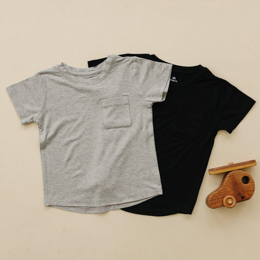 Bamboo Pocket Tee-multiple colors