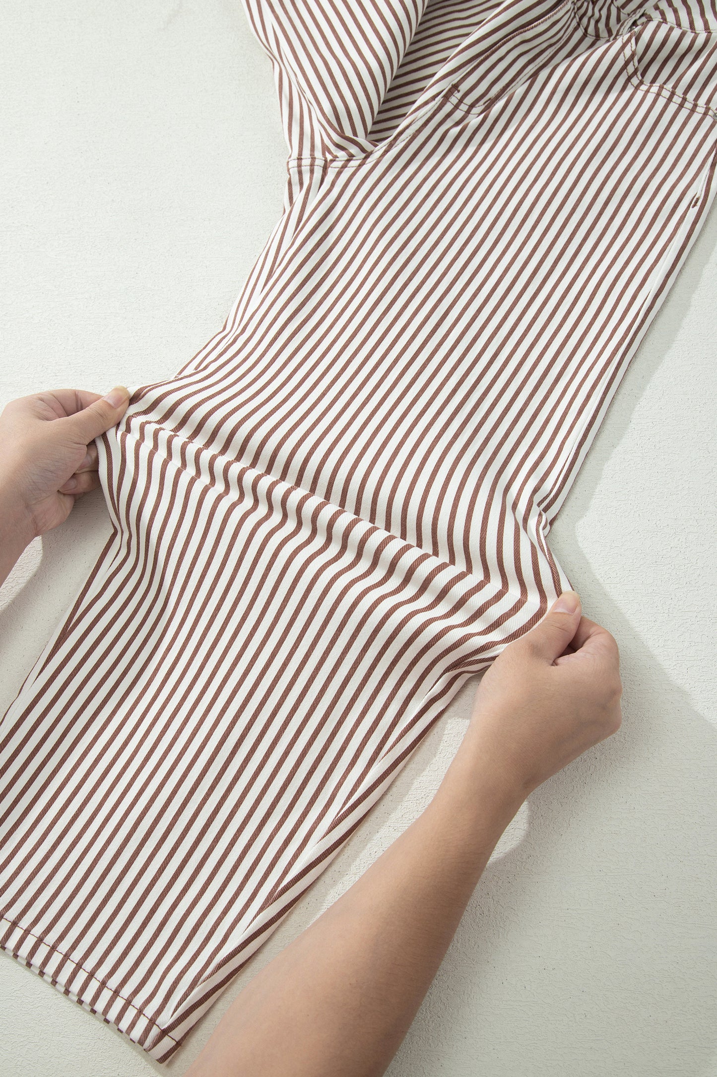 Striped Casual Barrel Jeans- 3 colors