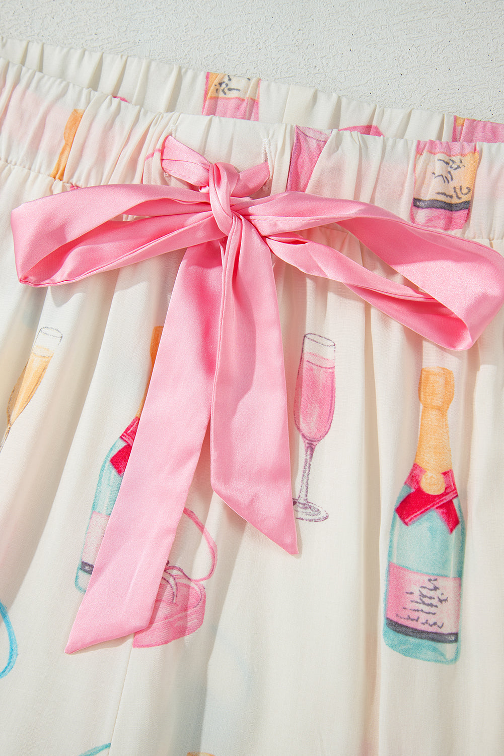 Christmas Wine Glass Pajama Set- Multiple Colors