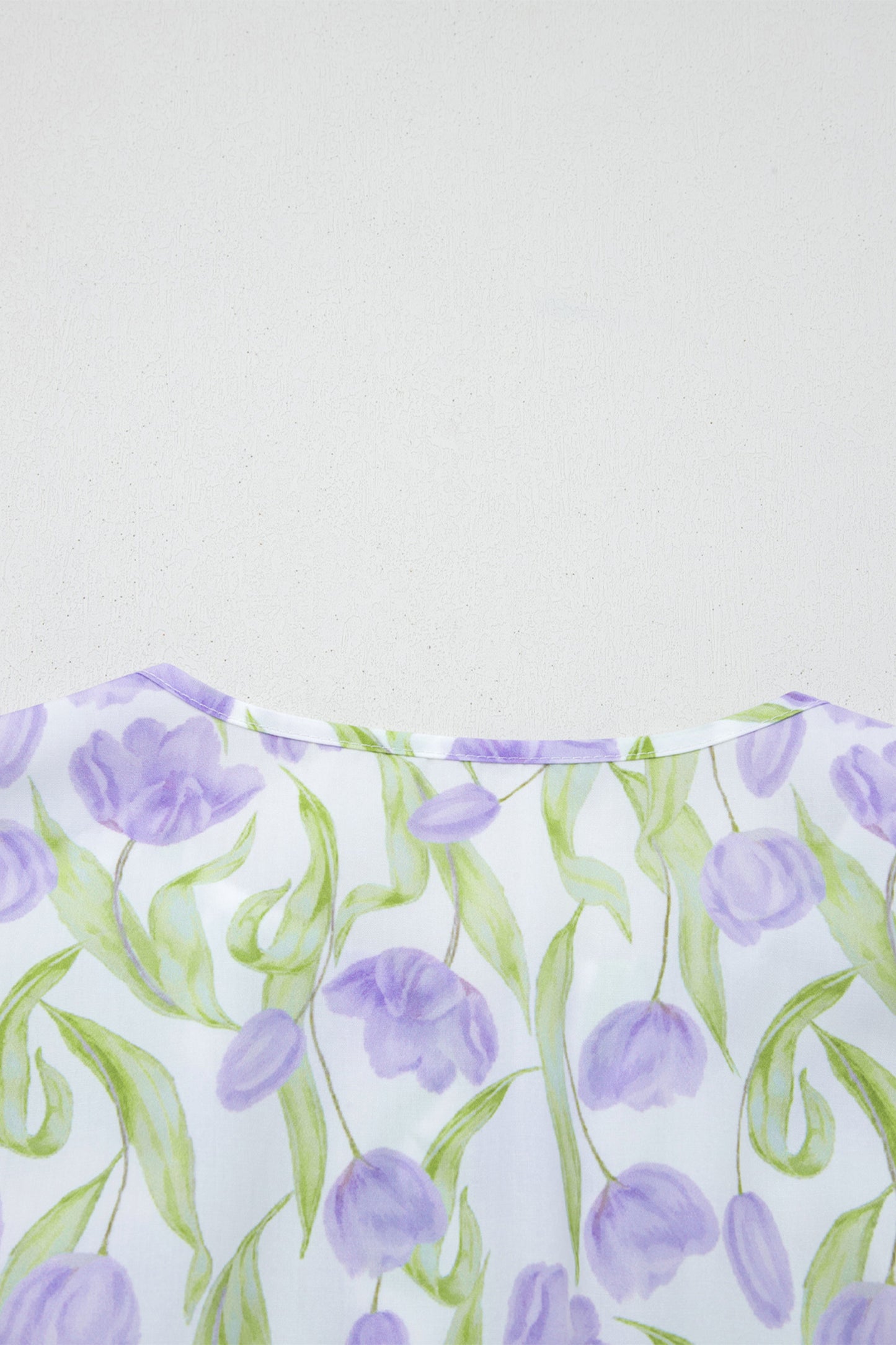 Lilac Contrast Trim Dress