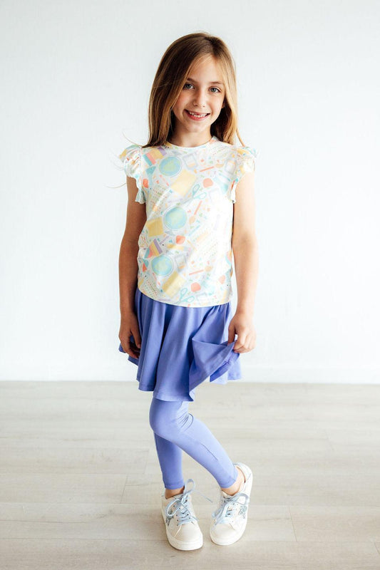 Campus Cutie S/S Ruffle Tee